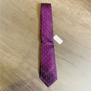 Banana Republic Orchid Purple Geo Tie